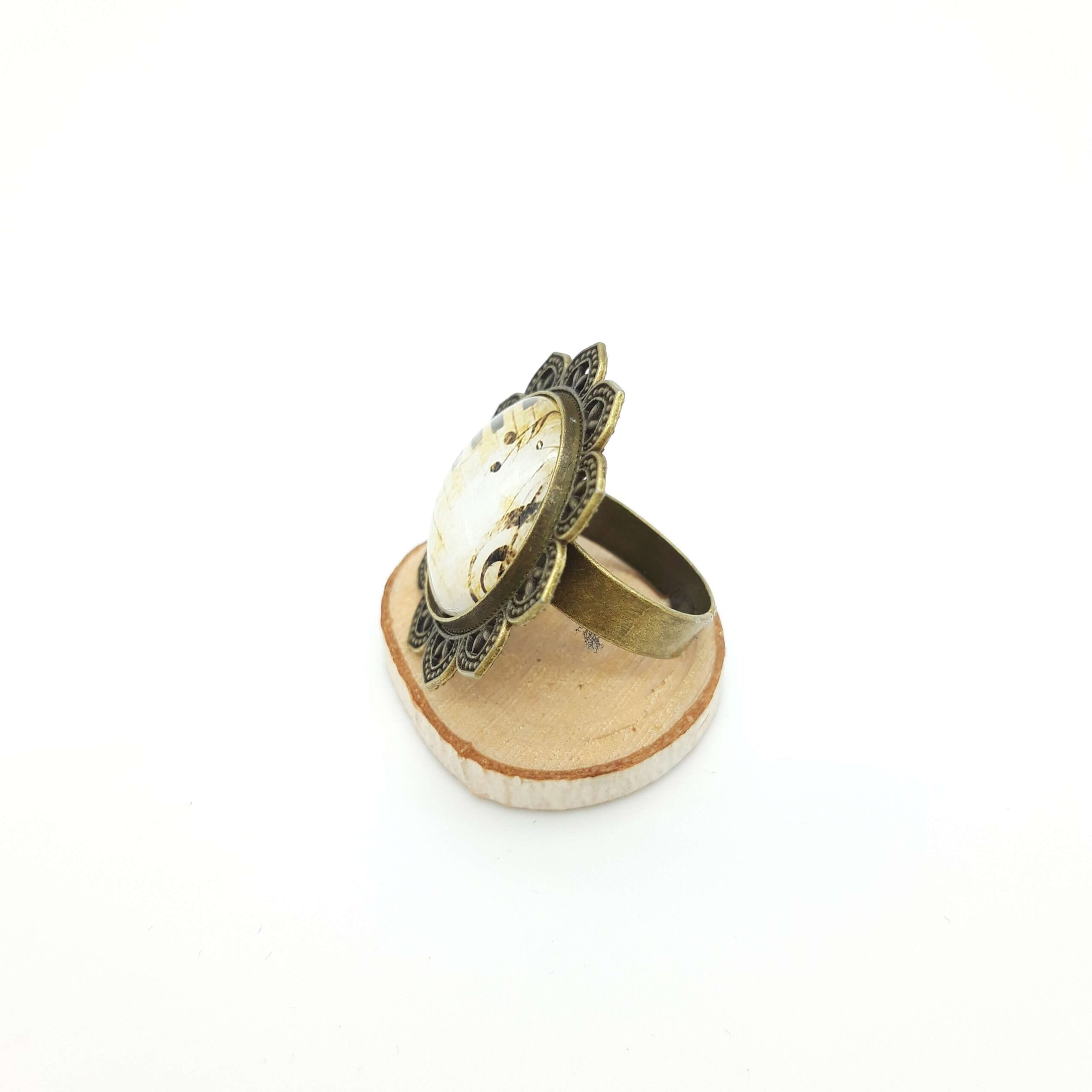 Bague Reglable Fleurie Cle De Sol Et Piano3 Bague Reglable Fleurie Cle De Sol Et Piano3