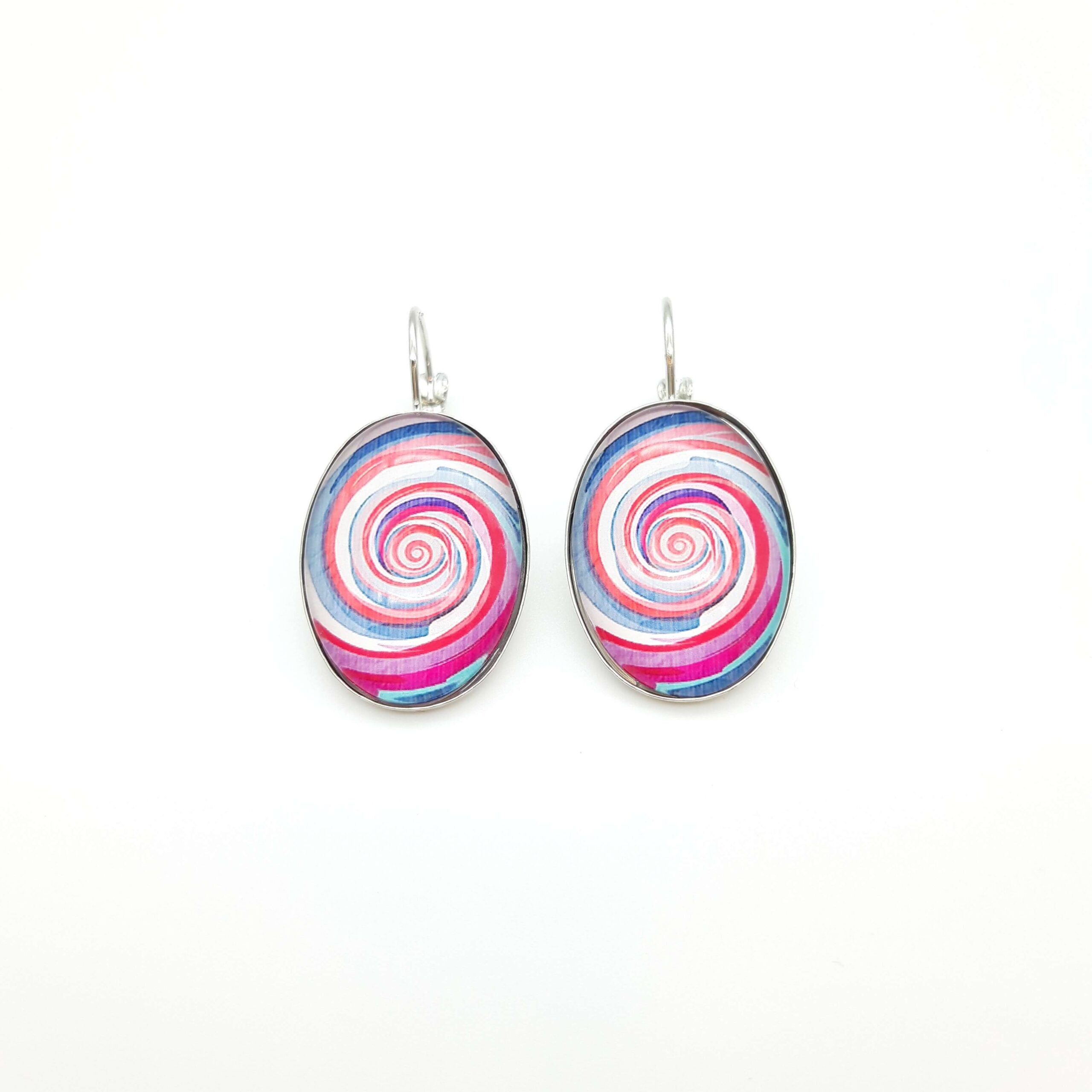 Boucles Oreilles Dormeuses Ovales Femme Tourbillon Passion Boucles Oreilles Dormeuses Ovales Femme Tourbillon Passion