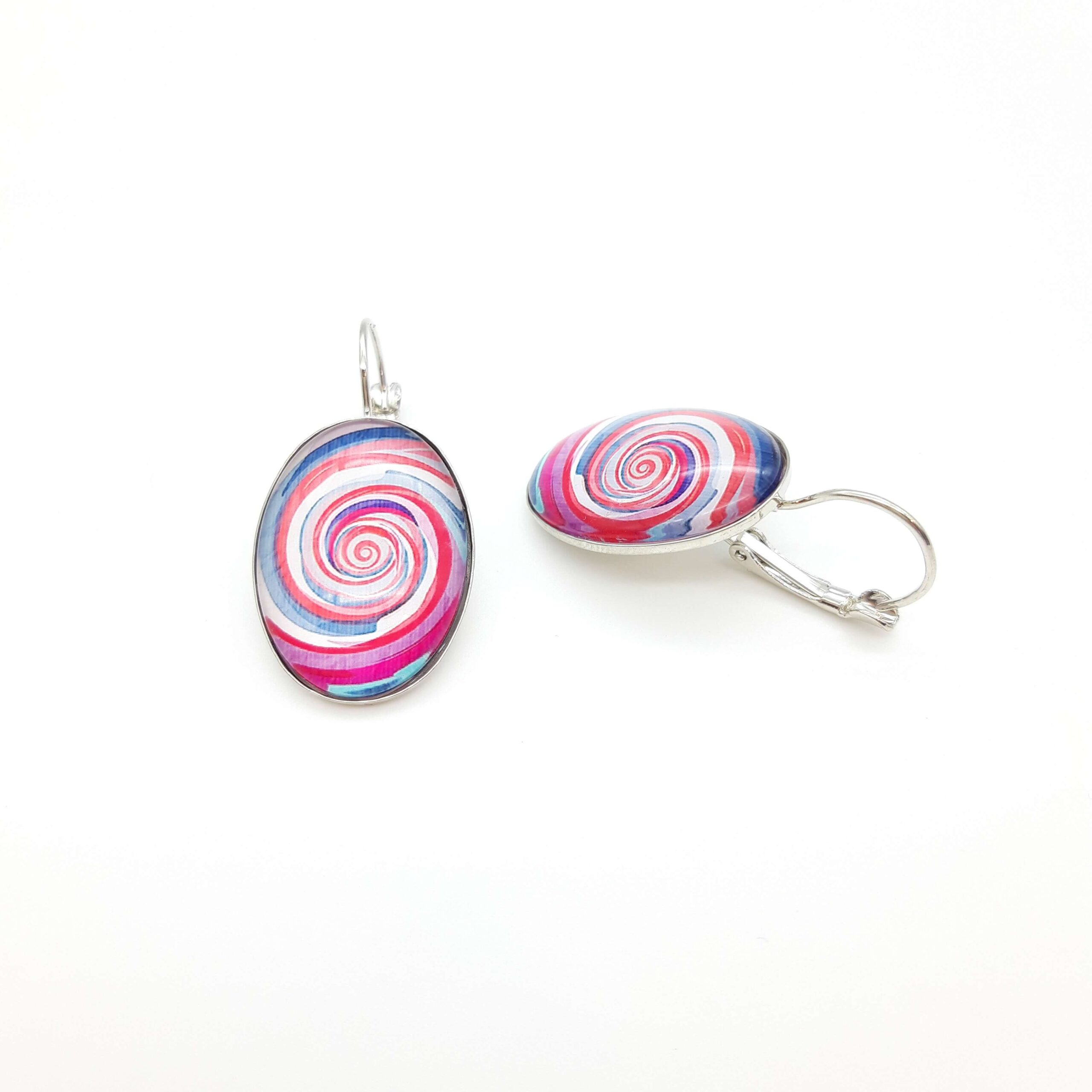 Boucles Oreilles Dormeuses Ovales Femme Tourbillon Passion2 Boucles Oreilles Dormeuses Ovales Femme Tourbillon Passion2