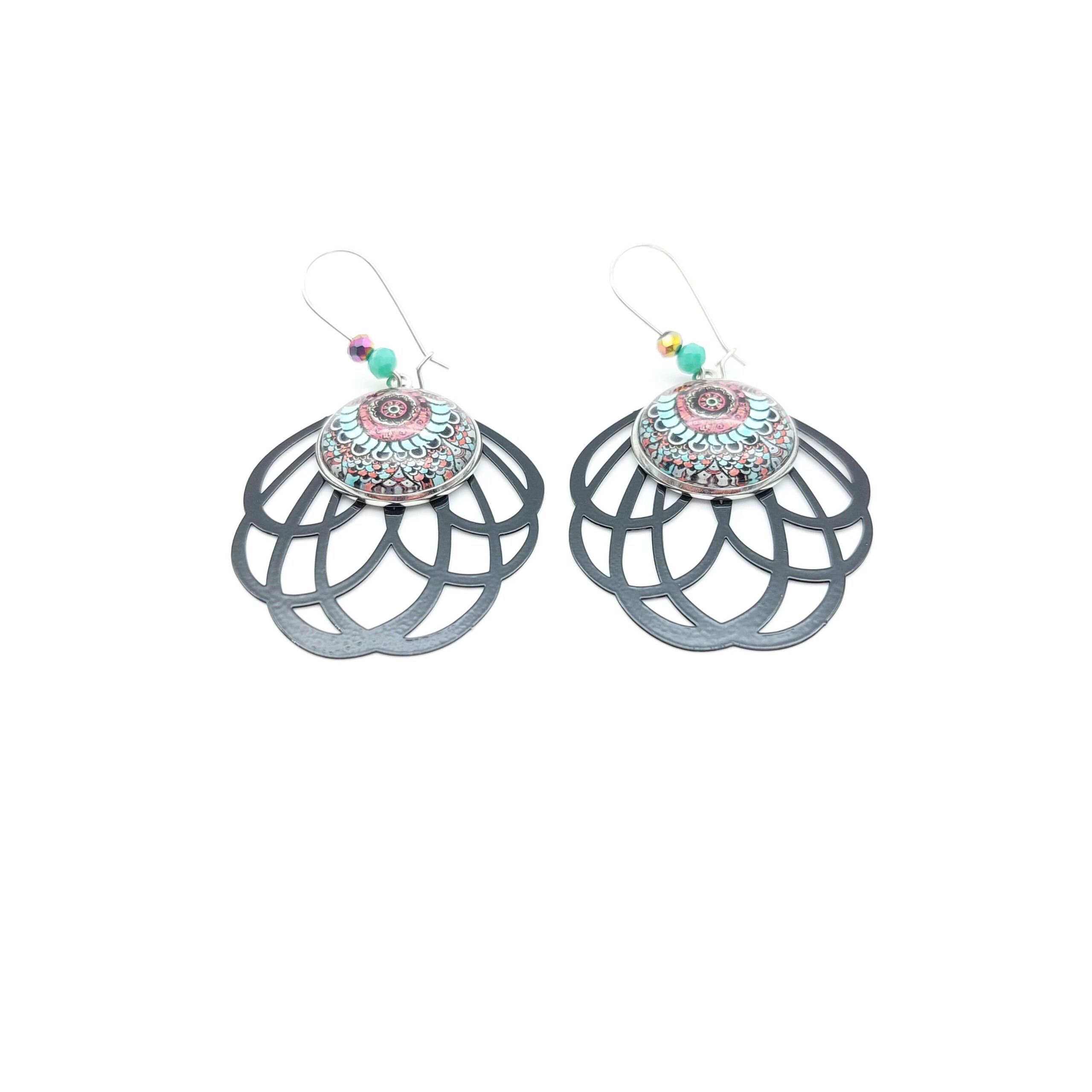 Boucles Doreilles Pendantes Perles Cabochons Breloques Eventail Floral Psyche2 Boucles Doreilles Pendantes Perles Cabochons Breloques Eventail Floral Psyche2